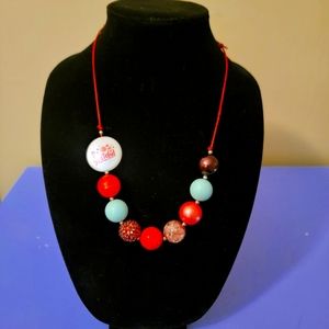 Fall themed Be Grateful necklace